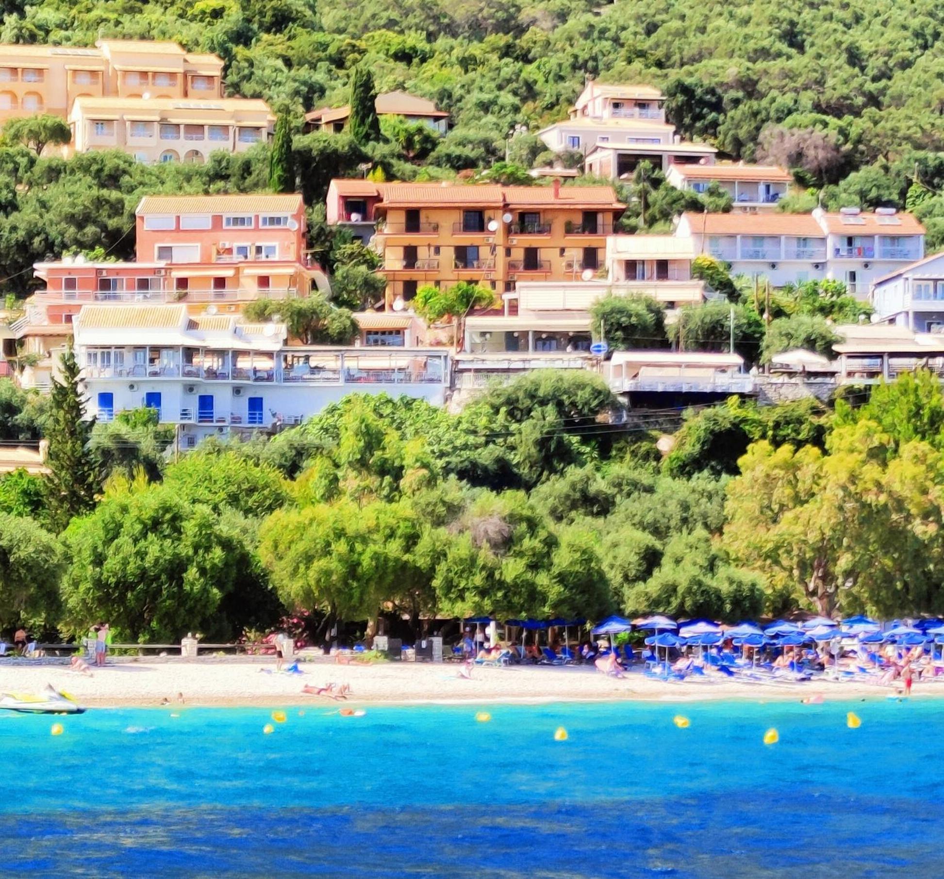 Vasiliki Seamemories Apartman Barbáti Kültér fotó